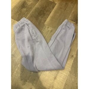 ZARA Lavender High-Waisted Fleece Joggers‎ - Size S